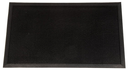 Dörrmatta Ebony 45x75 cm Svart Gummi