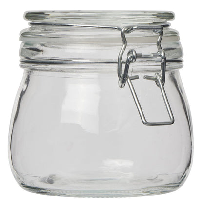 Burk med lock 500 ml Glas