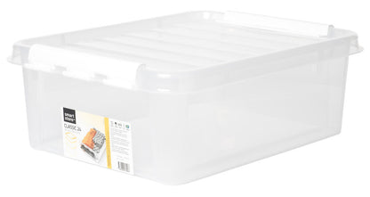 Förvaringslåda med lock Smartstore 50x39x18 cm, 21 l Classic 24
