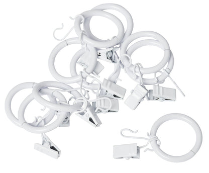 Gardinring 10 -pack Vit