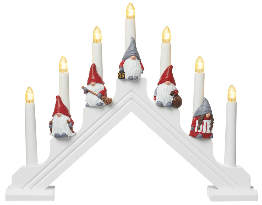 Dekorationsset till adventsljusstake Dekorationsset till adventsljusstake