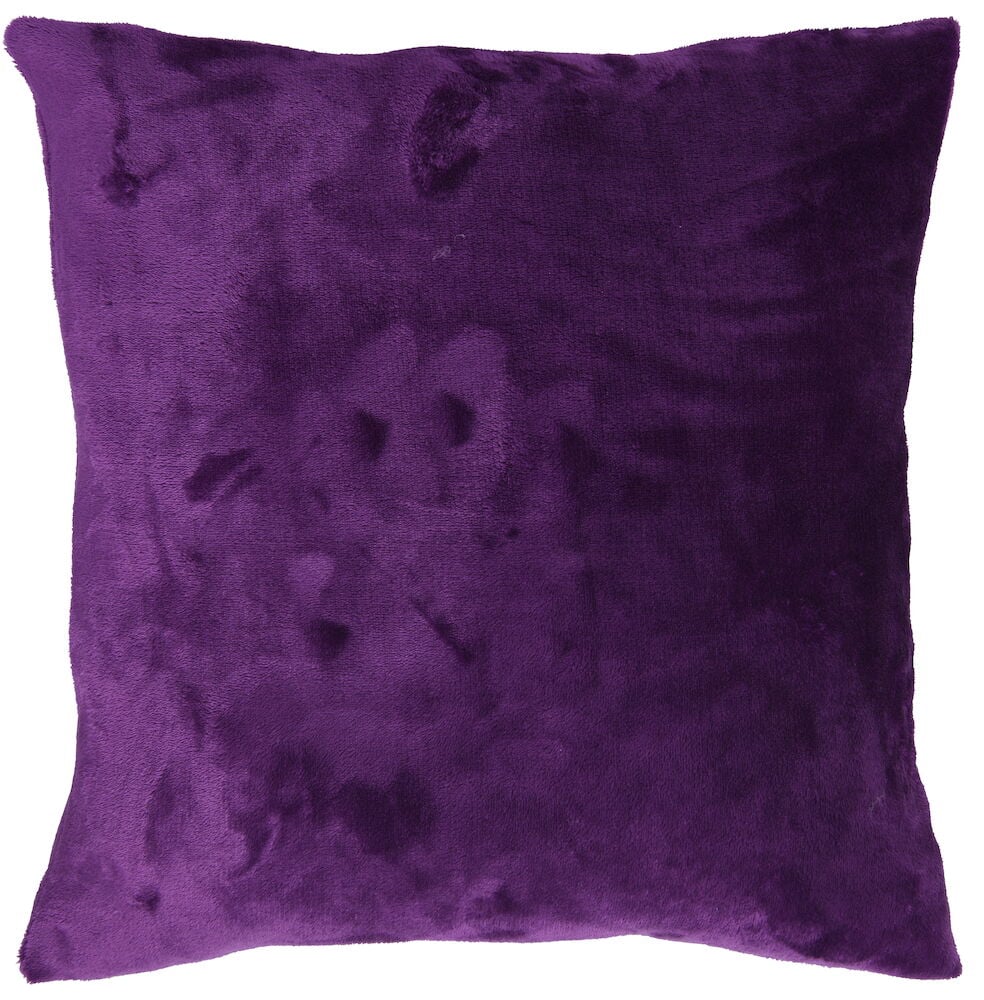 Kuddfodral Fia Mörklila Polyester Passar 50x50 cm