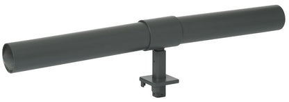 Överliggare till glasräcke 100 cm Grå Aluminium