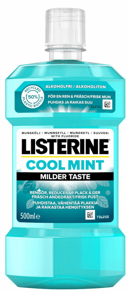 Munskölj Listerine 500 ml Cool Mint, mild