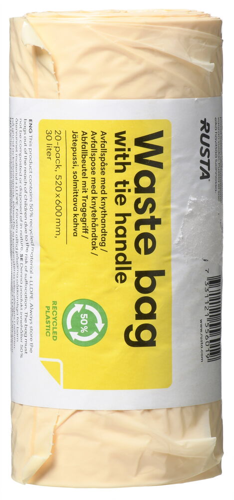 Avfallspåse 30 l 20 -pack Dusty Med handtag