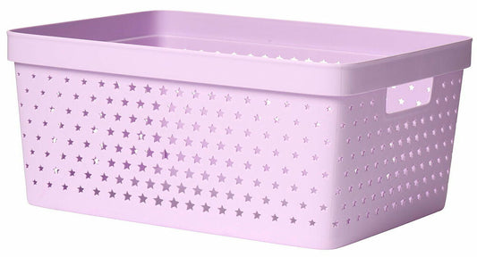 Förvaringskorg Star 35,8x27,1x16 cm 13 liter Lila Plast