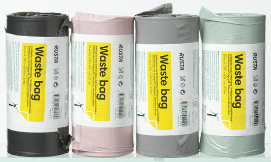 Avfallspåse 30 l 20 -pack Dusty Med handtag