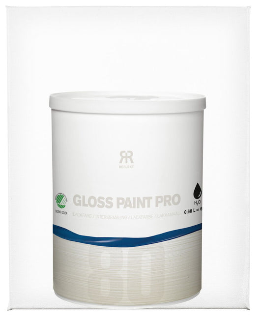 Lackfärg Pro 0,68 liter White Högblank S0300-N