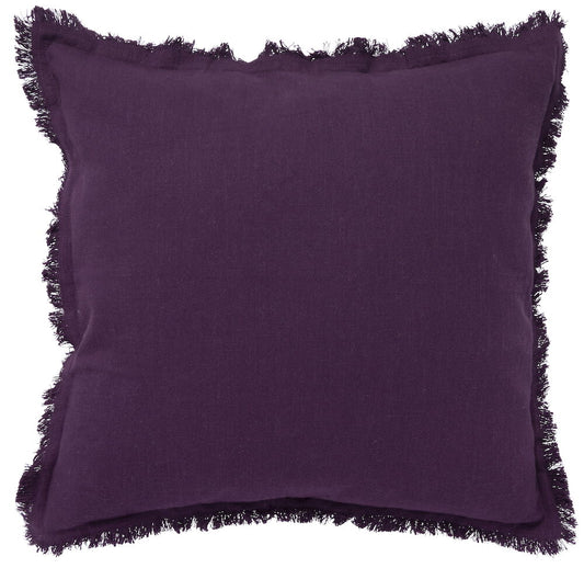 Kuddfodral Elsaform Blackberry Bomull Fransar passar 50x50 cm