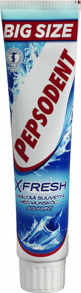 Tandkräm Pepsodent 125 ml X-Fresh Aquamint