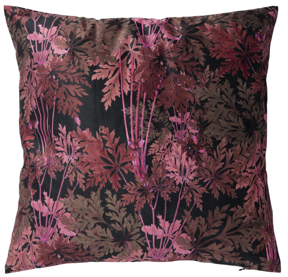 Kuddfodral Ilse Bordeaux Polyestersammet Passar innerkudde 50x50 cm