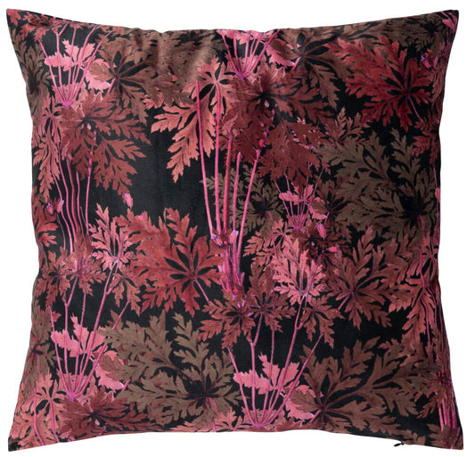 Kuddfodral Ilse Bordeaux Polyestersammet Passar innerkudde 50x50 cm