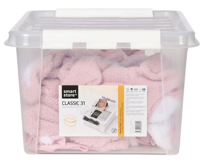 Förvaringslåda med lock Smartstore 50x39x26 cm, 32 liter Classic 31