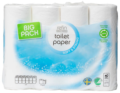 Toalettpapper Refin 24 -pack