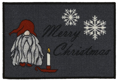 Dörrmatta Christmas 40x60 cm Mörkgrå Polyamid