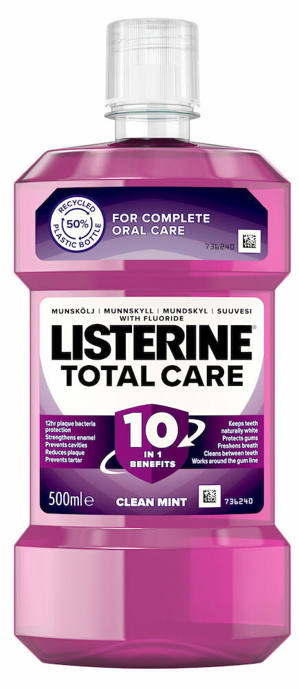 Munskölj Listerine 500 ml Total Care