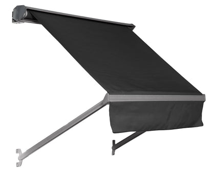 Fönstermarkis 97x70 cm Grå