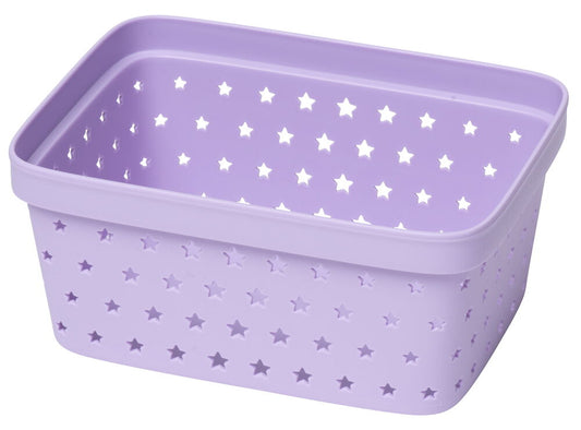Förvaringskorg Star 16,6x12,5x7,5 cm 1 liter Lila Plast