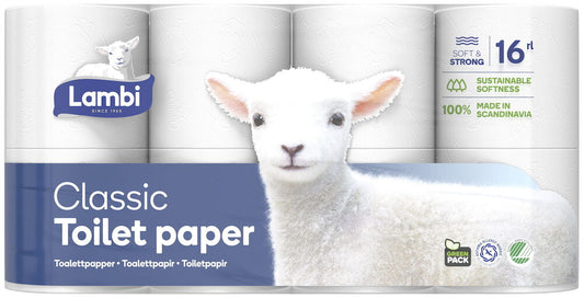 Toalettpapper Lambi 16 -pack