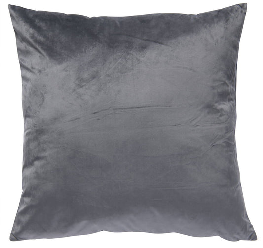 Kuddfodral Viola XL Granitgrå Polyestersammet Passar 65x65