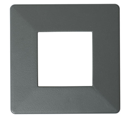 Stolpskydd 10,8x10,8 cm Grå Aluminium