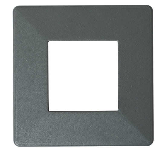 Stolpskydd 10,8x10,8 cm Grå Aluminium