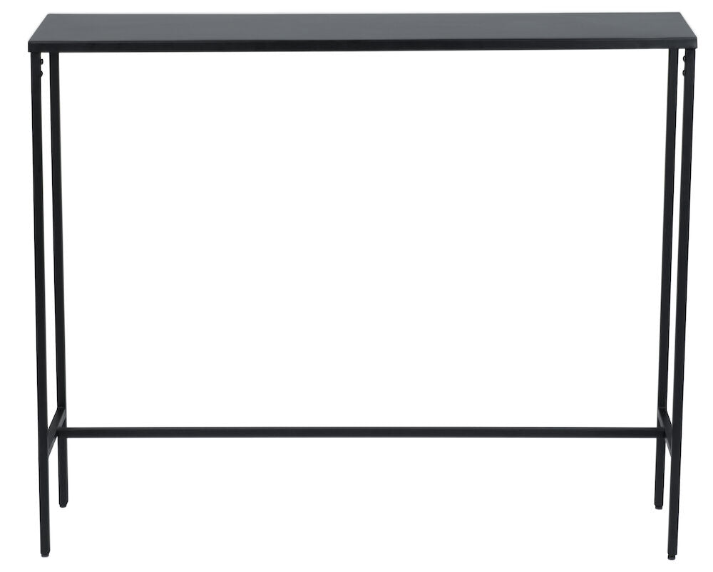 Avlastningsbord Vincent 100x24x85 cm Svart Metall