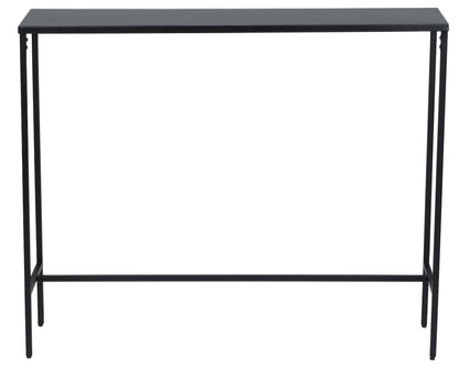 Avlastningsbord Vincent 100x24x85 cm Svart Metall