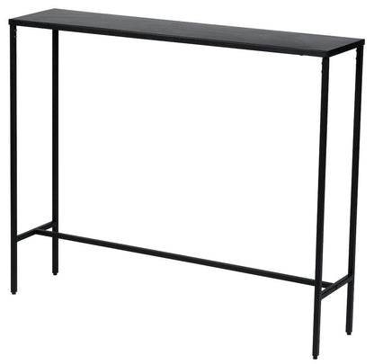 Avlastningsbord Vincent 100x24x85 cm Svart Metall