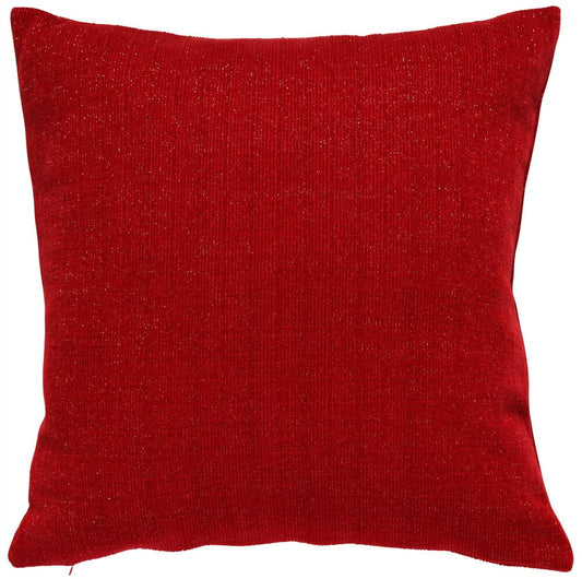 Kuddfodral Louise Röd Polyestersammet Passar innerkudde 50x50 cm