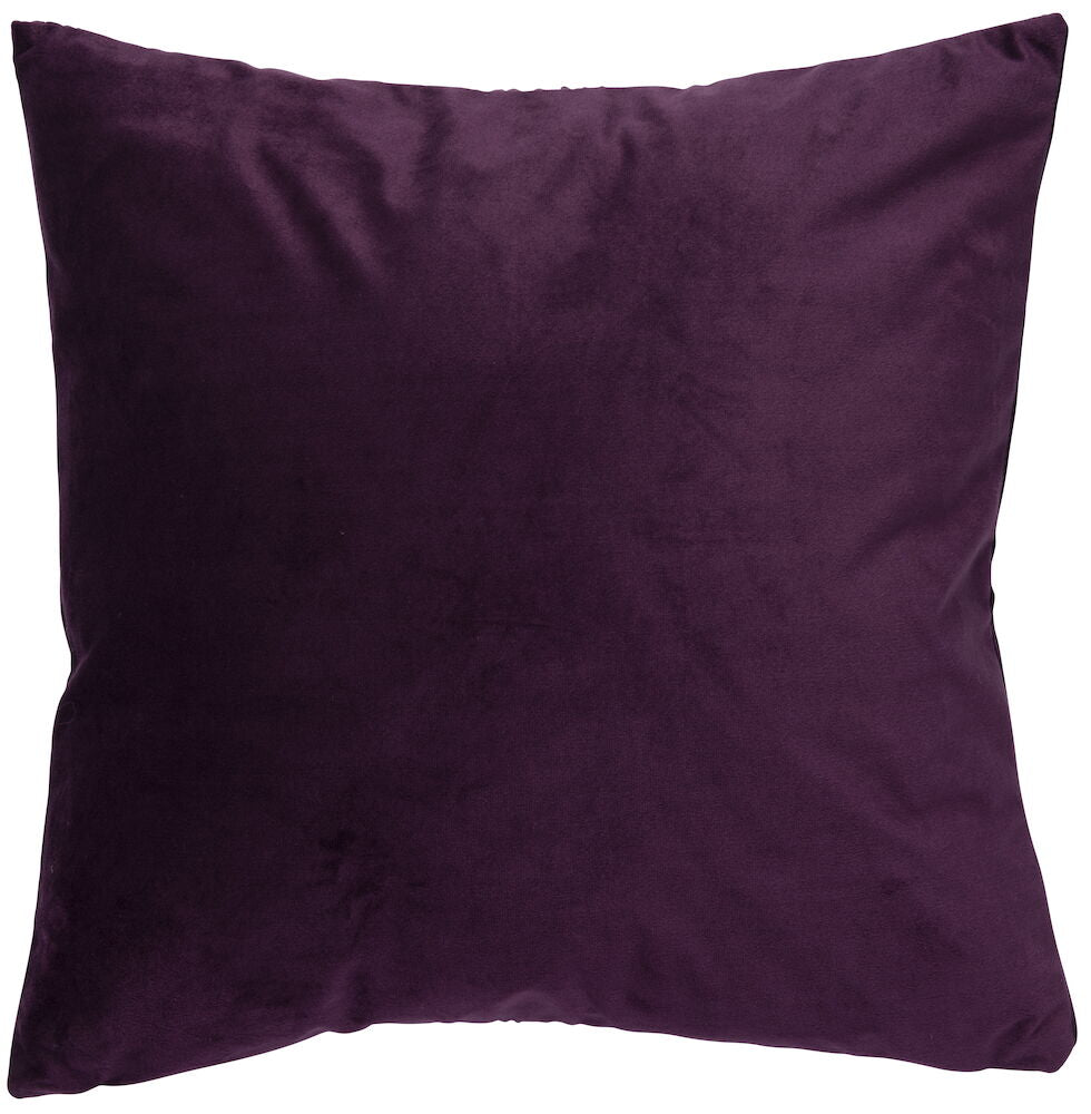 Kuddfodral Demi Mörk plommon  Polyestersammet Passar innerkudde 50x50 cm