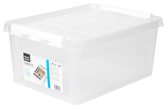 Förvaringslåda med lock Smartstore 40x30x18 cm, 14 liter Classic 15