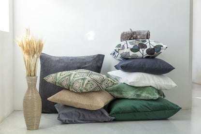 Kuddfodral Fia Mörkbeige Polyester Passar 50x50 cm