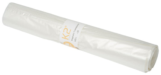 Sopsäck, knyt 10 -pack Transparent 125 l