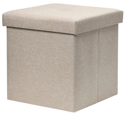 Sittpuff med förvaring Penny 37,5x38 cm Beige