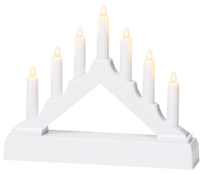 Adventsljusstake Avesta 7 lampor Batteridriven med timer