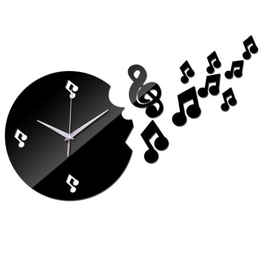 hot sale home decoration acrylic mirror clocks safe modern design new Needle wall clock quartz watch sticker