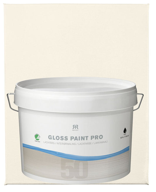 Lackfärg Pro 2,3 liter Antique white Halvblank S0502-Y