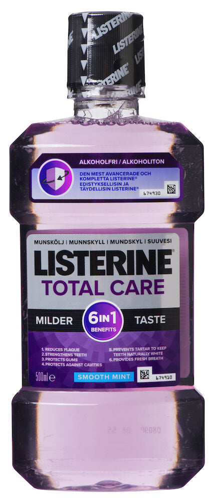 Munskölj Listerine 500 ml Total Care Milder Taste