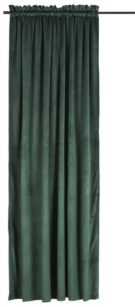 Mörkläggningsgardin Velvet 135x240 cm 1 -pack Grön Polyester