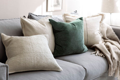 Kuddfodral Tuva Off-white Bomull Passar innerkudde 50x50 cm