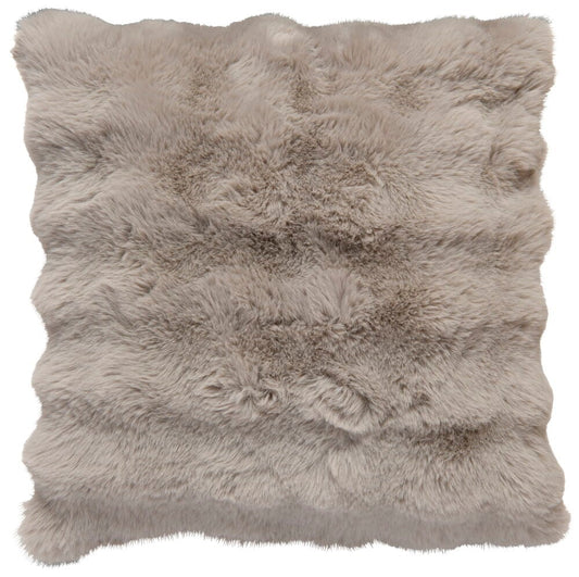 Kuddfodral Fluff Beige Polyester Passar innerkudde 50x50 cm