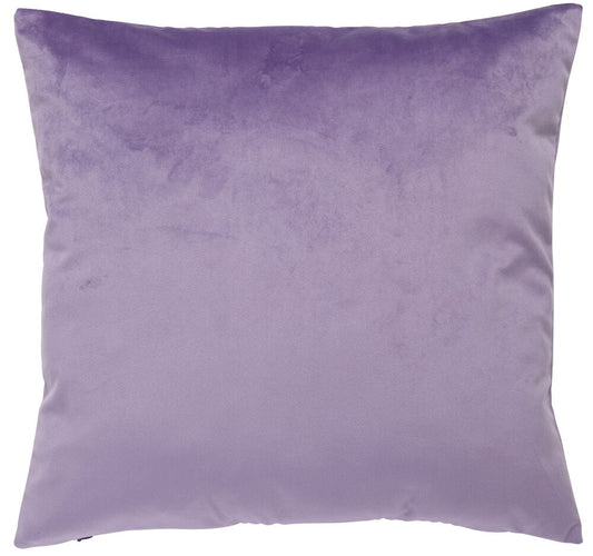 Kuddfodral Viola Druva  Polyestersammet Passar 50x50 cm