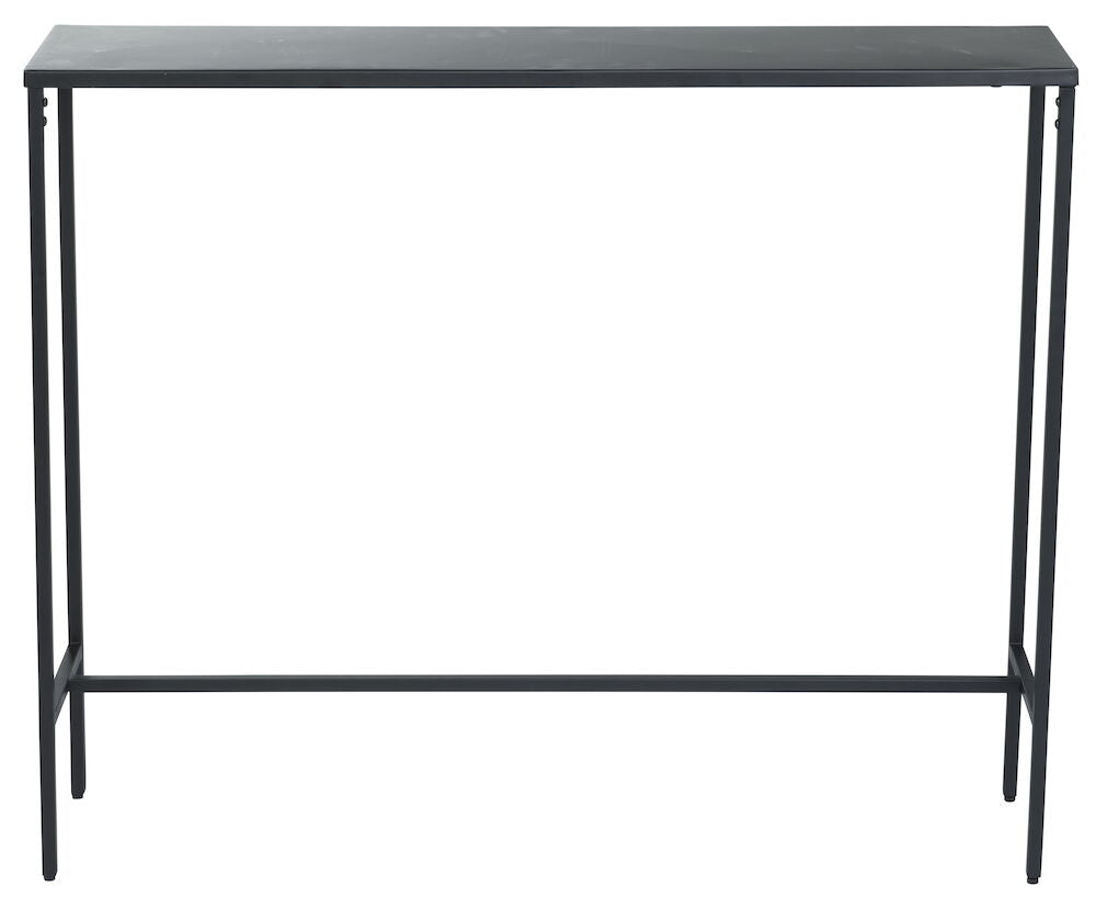 Avlastningsbord Vincent 100x24x85 cm Svart Metall