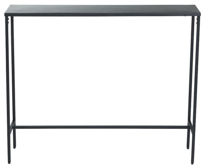 Avlastningsbord Vincent 100x24x85 cm Svart Metall