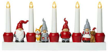 Adventsljusstake Santa Adventsljusstake Santa