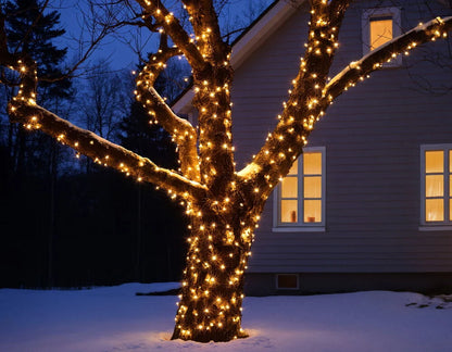 Ljusslinga Outdoor LED Light System 25 m, 250 LED Varmvit
