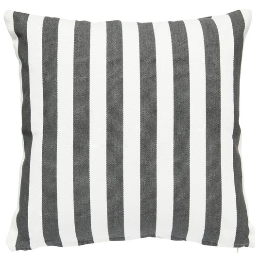 Kuddfodral Stripe Granitgrå Bomull Passar innerkudde 50x50 cm
