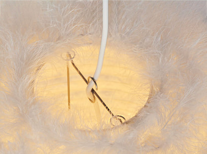 Taklampa Halifax 50 cm Vit