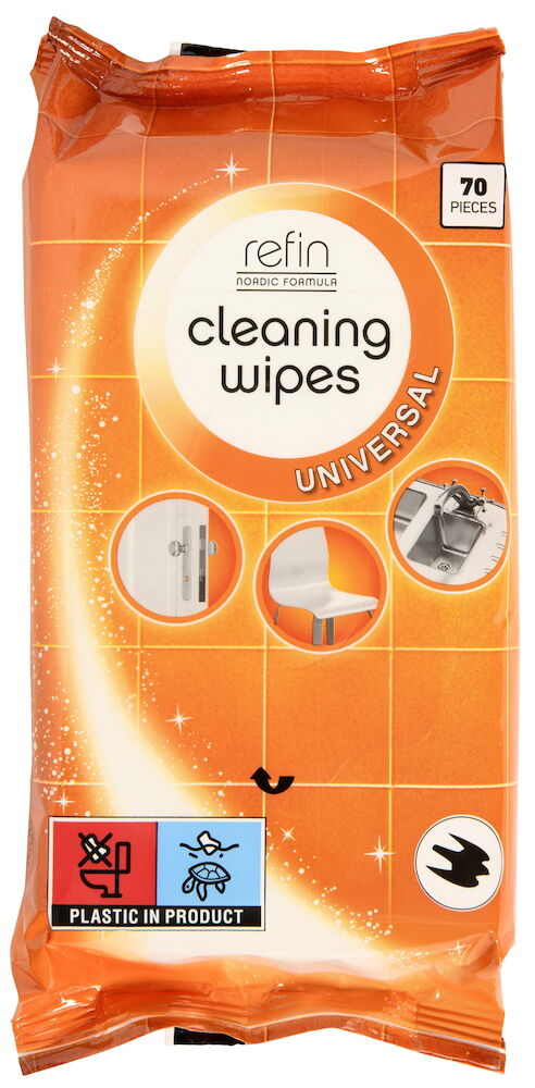Rengöringsservett Refin 70 -pack Universal